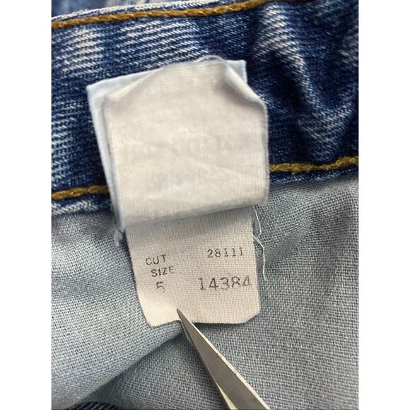 Vintage 90’s Girbaud High Waisted Jeans Tapered Leg Women’s Sz 5/6 - Picture 6 of 10